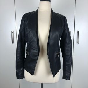 Cavalini Faux Leather Jacket Size Large